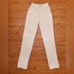 Vintage 90's Rocky Mountain Western Jeans white denim size 26/3